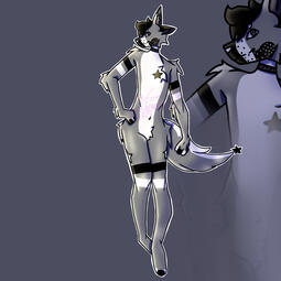 shaded full - character: solartrashpanda shaded full - character: solartrashpanda