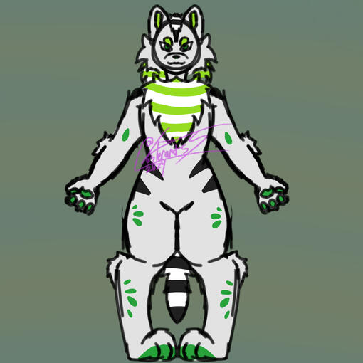 symmetrical fullbody - character: casperartss