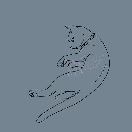 lined fullbody - character: casperartss