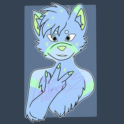 Colored Bust - character: casperartss Colored Bust - character: casperartss