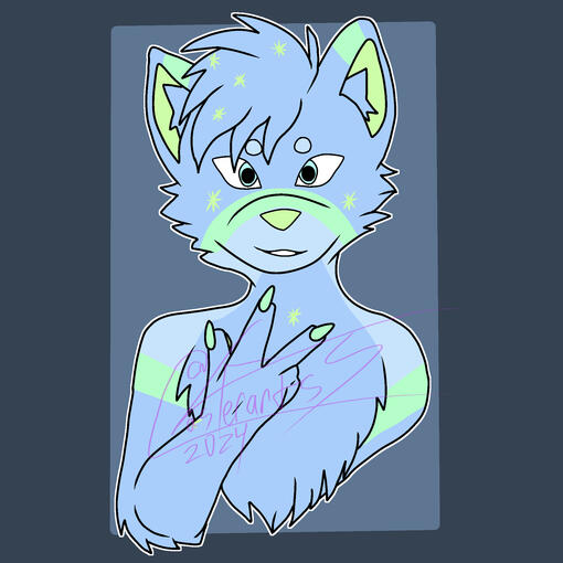 Colored Bust - character: casperartss