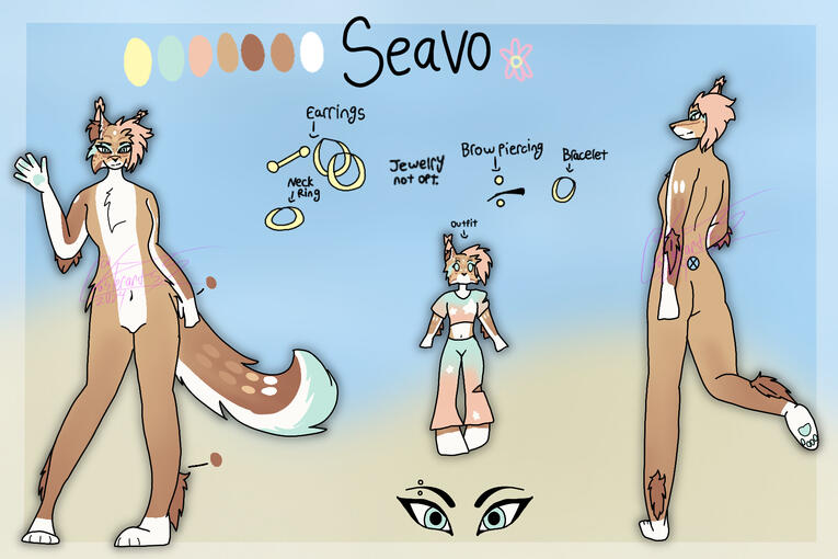 reference sheet - character: casperartss